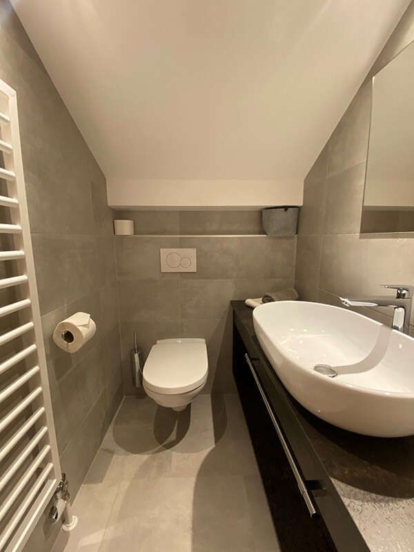WC im Appartement Churburg in Valdafur Suites