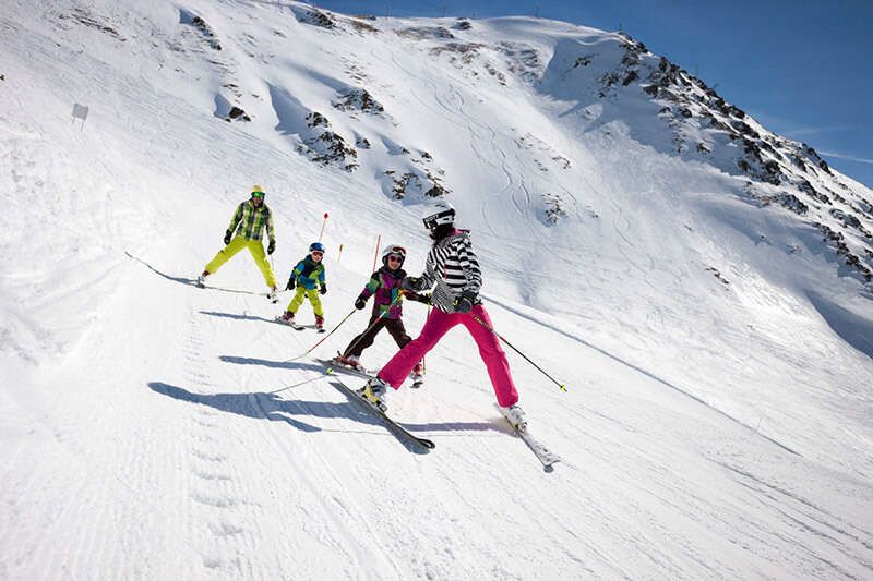Skifahren mit Kindern in Nauders, Tirol