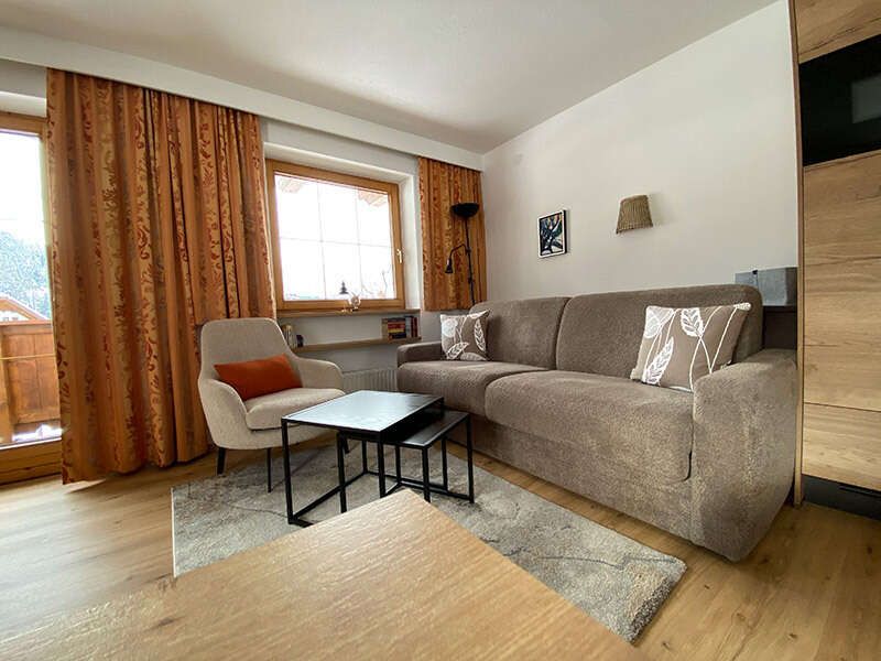 Couch im Appartement Naudersperg